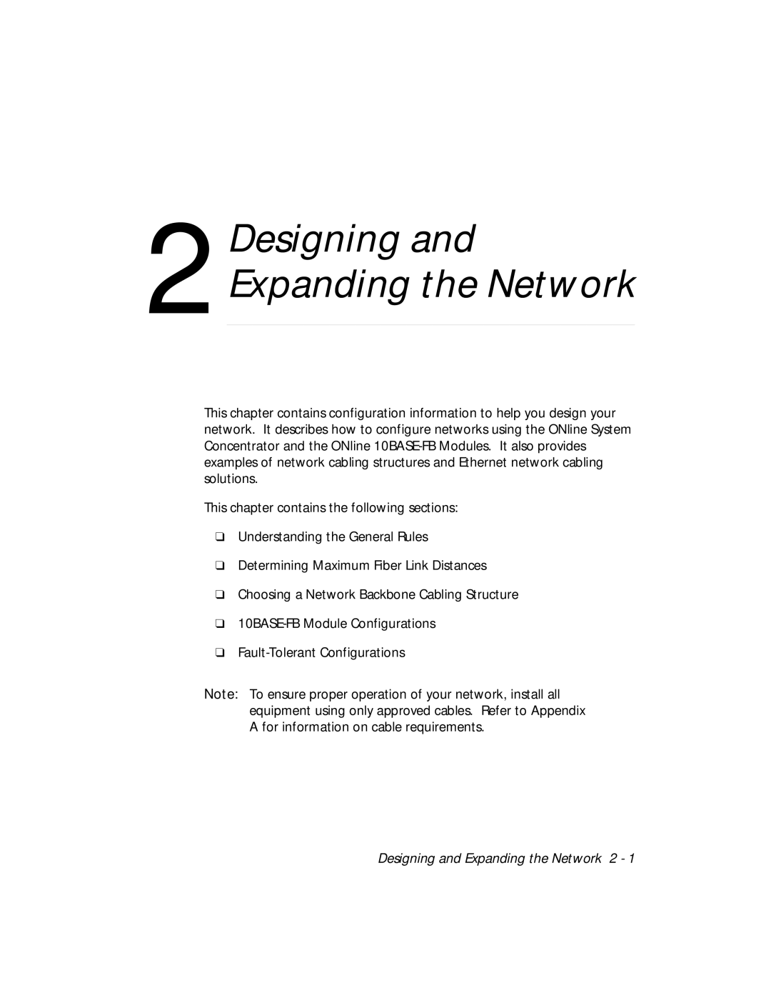 3Com 5104M-FB1, 5102M-FBP, 510M-FBP installation and operation guide Designing and Expanding the Network 