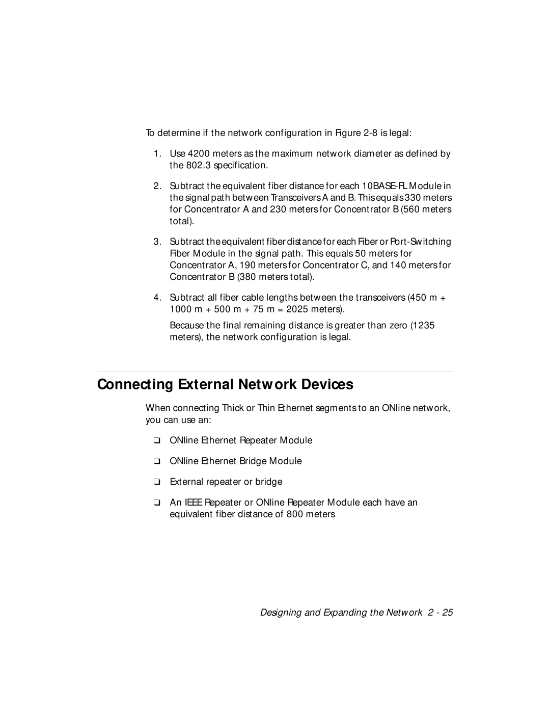 3Com 5104M-FL1 installation and operation guide Connecting External Network Devices 