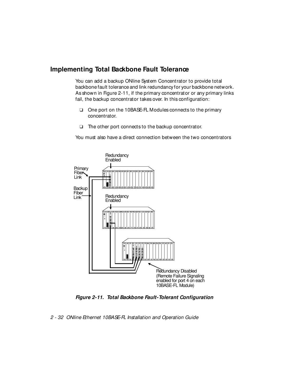 3Com 5104M-FL1 Implementing Total Backbone Fault Tolerance, Total Backbone Fault-Tolerant Configuration 