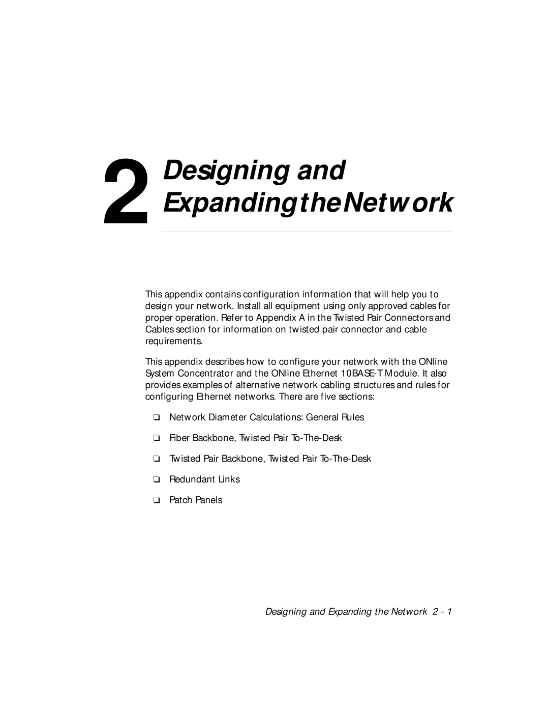 3Com 5108M-TP manual Designing and ExpandingtheNetwork 