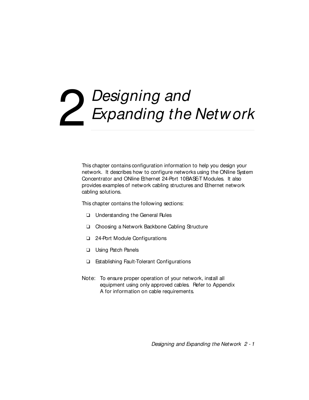 3Com 5124M-TPCL manual Designing and Expanding the Network 