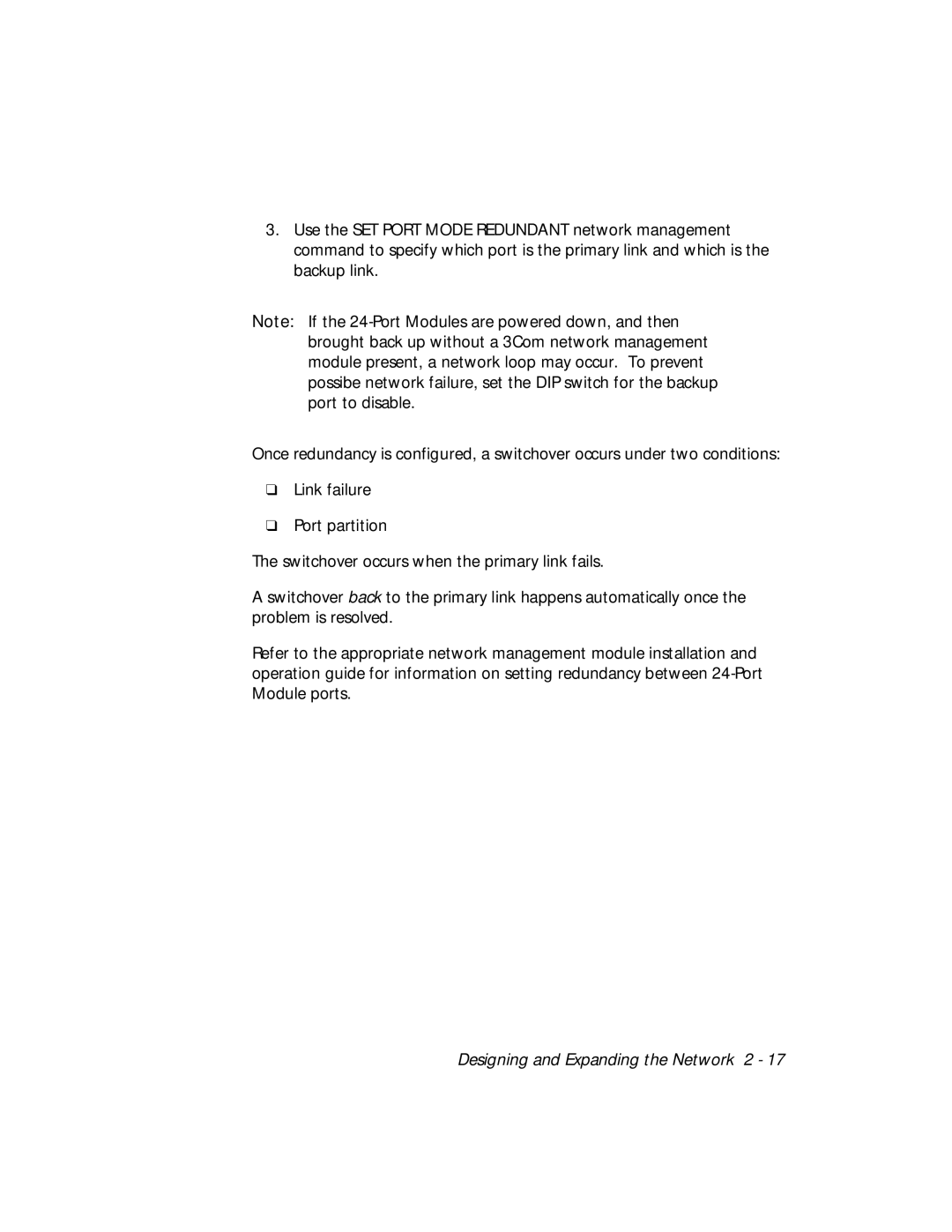 3Com 5124M-TPCL manual Designing and Expanding the Network 2 