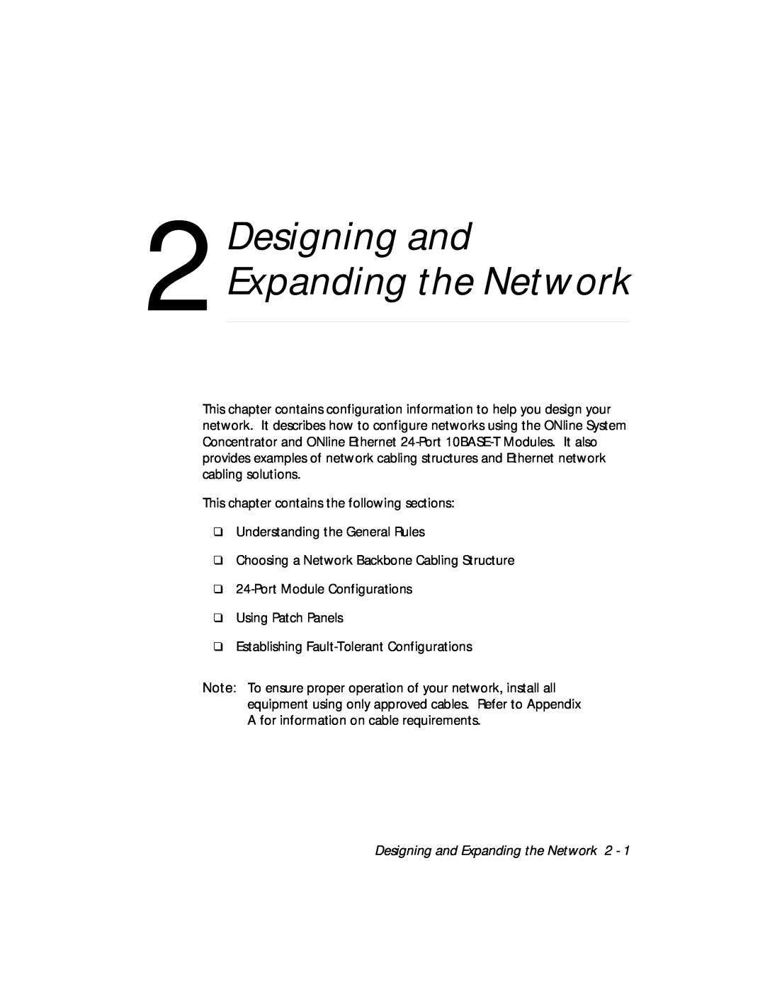 3Com 5124M-TPCL manual Designing and Expanding the Network 2 