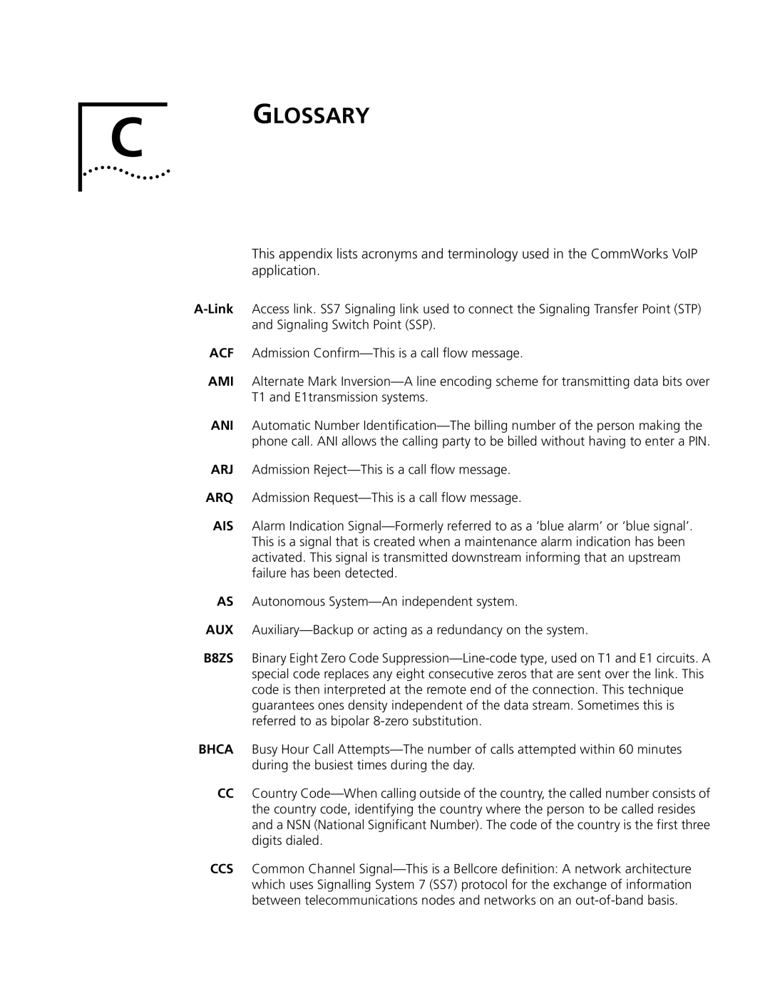 3Com 5210 manual Glossary 