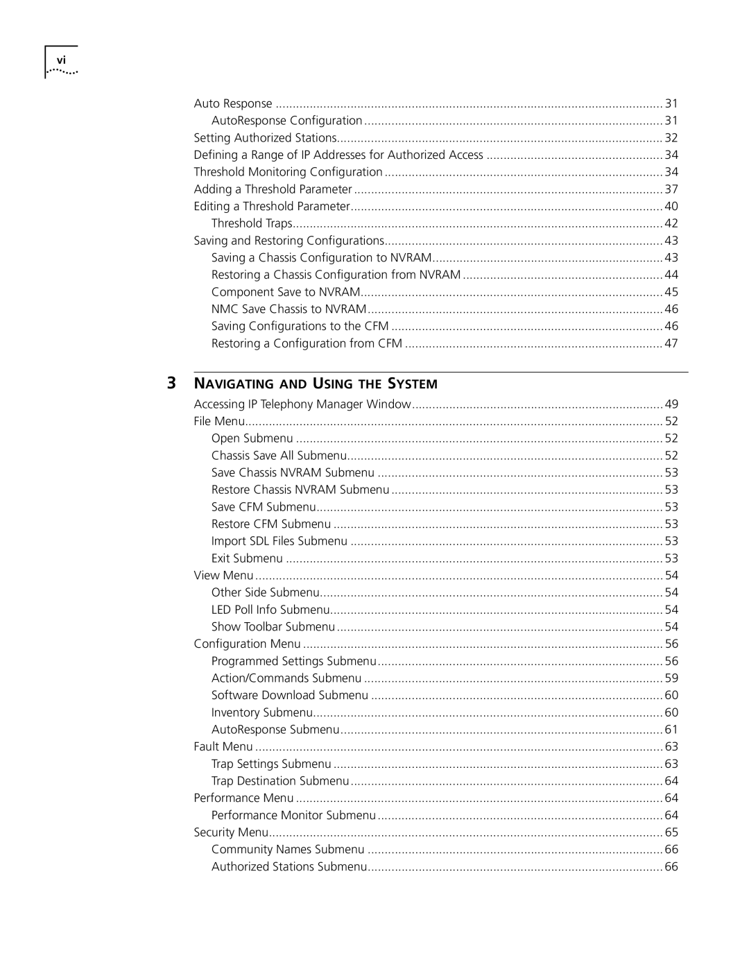 3Com 5210 manual Navigating and Using the System 