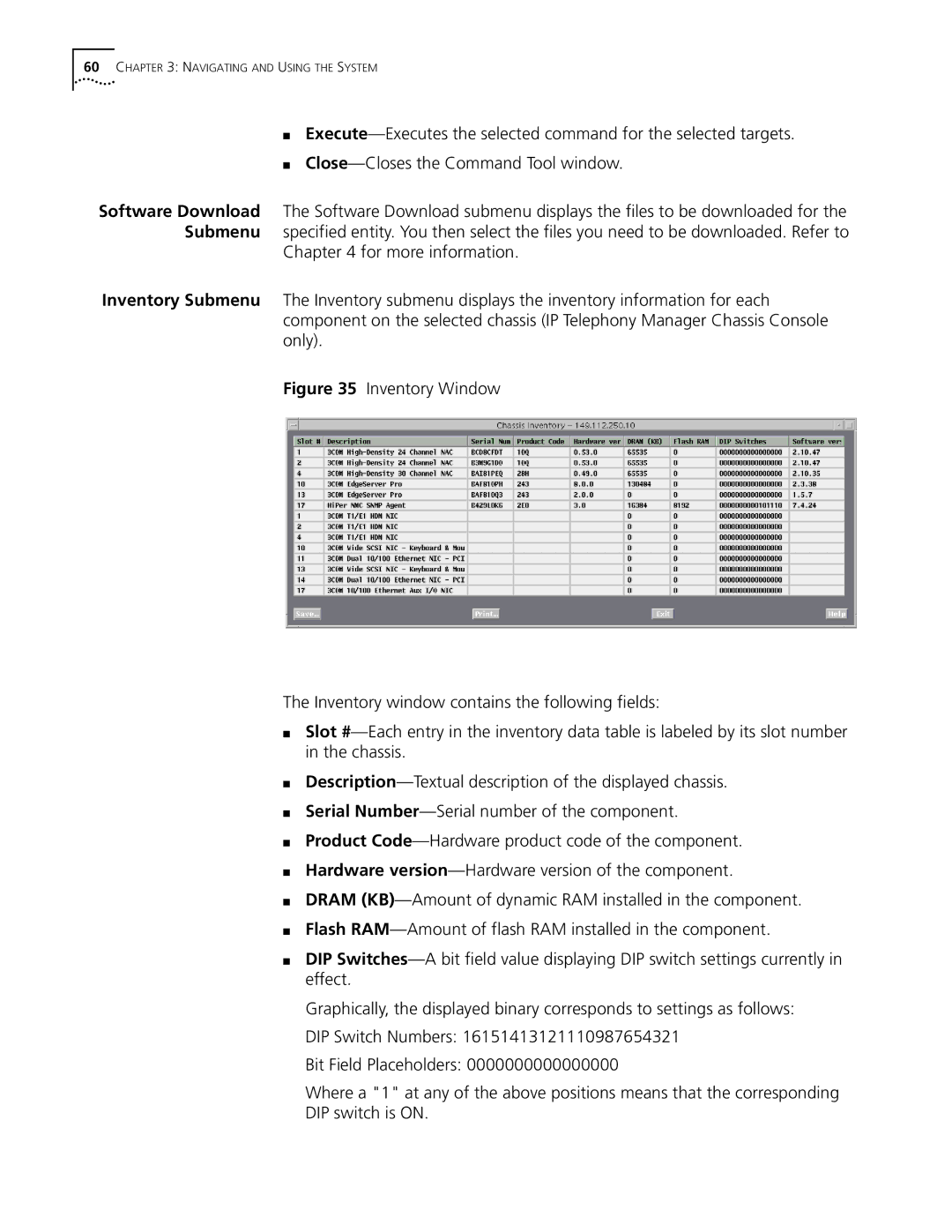 3Com 5210 manual Navigating and Using the System 