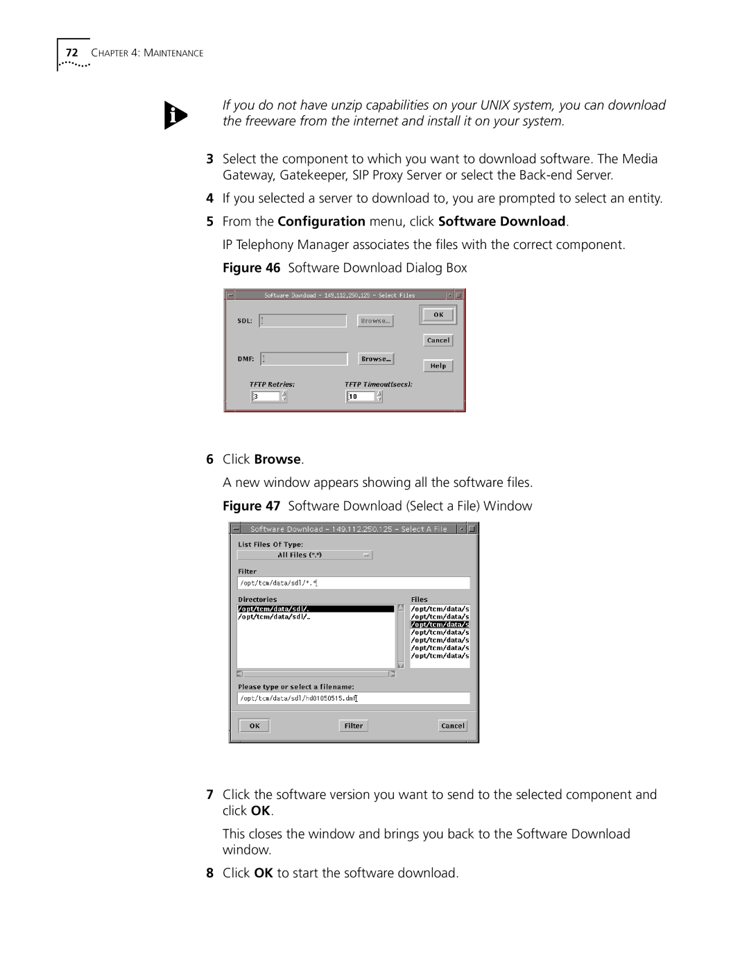 3Com 5210 manual From the Configuration menu, click Software Download 