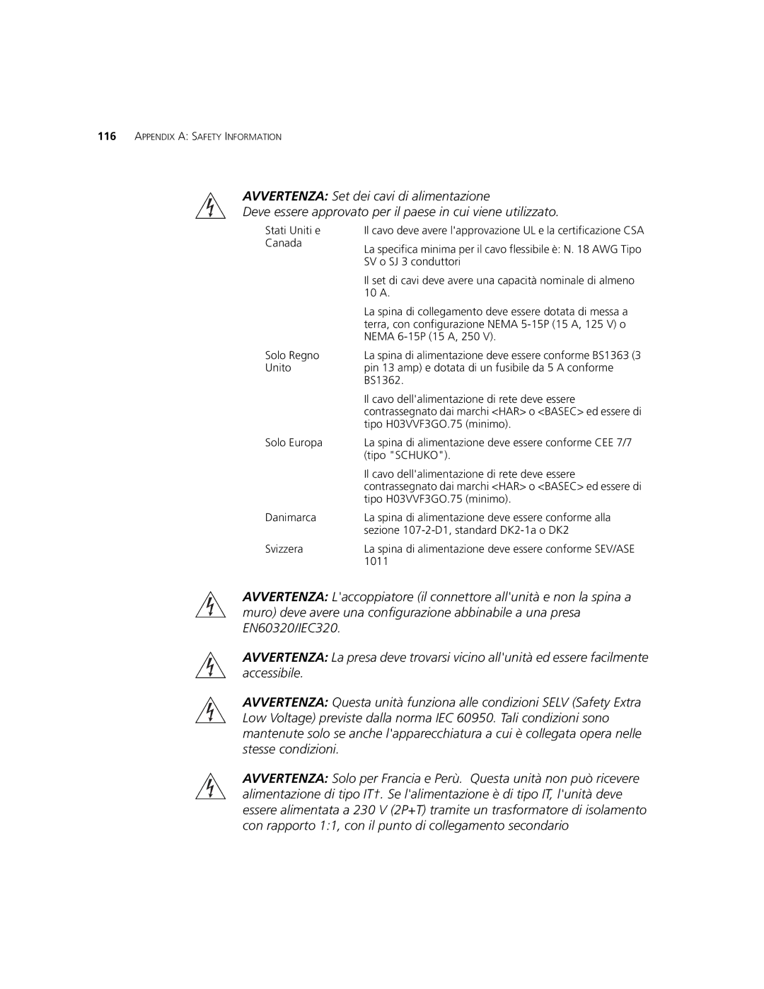 3Com 5500G-EI, 5500-EI manual Stati Uniti e 