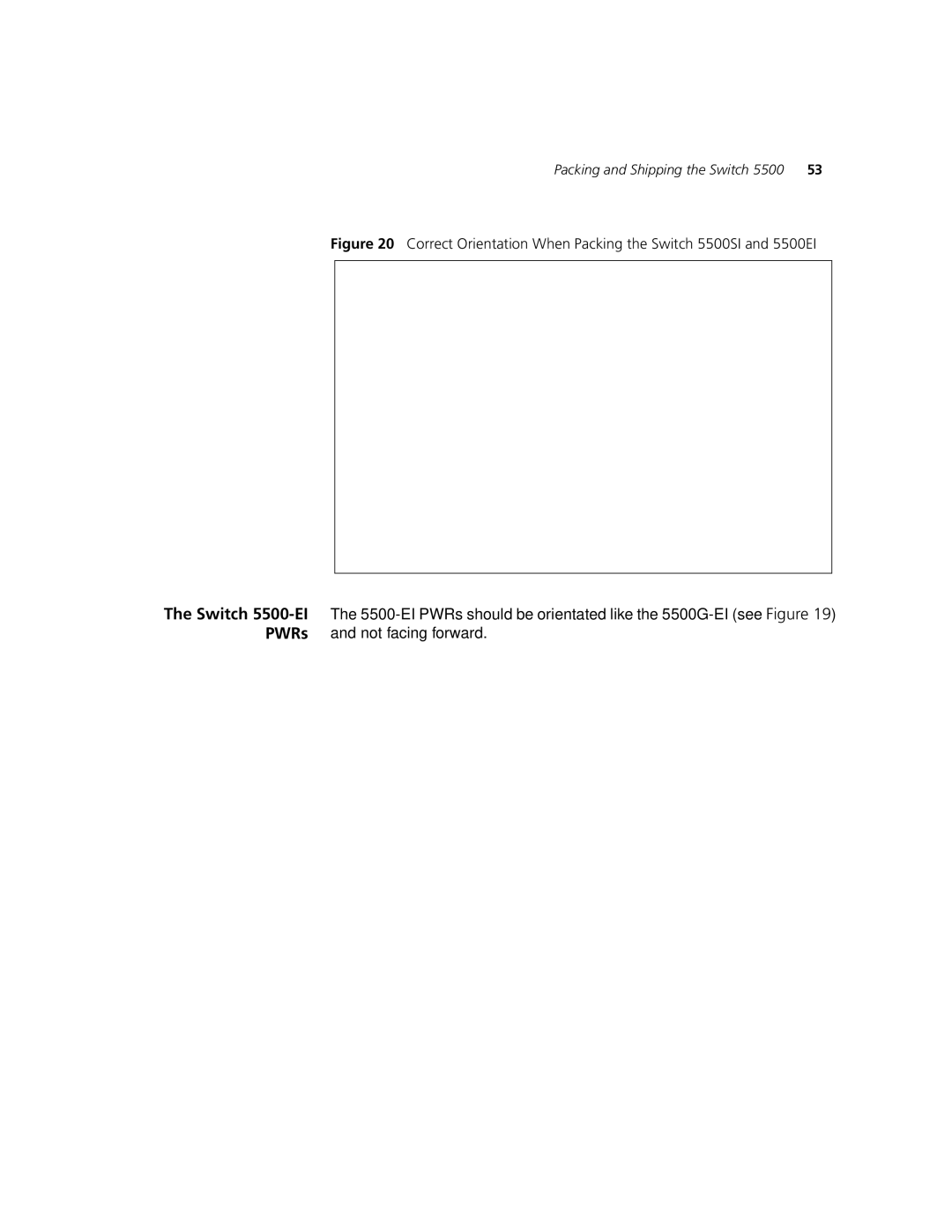 3Com 5500-EI, 5500G-EI manual Packing and Shipping the Switch 5500 