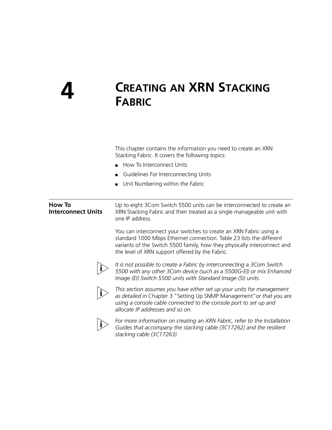 3Com 5500-EI, 5500G-EI manual How To, Interconnect Units 