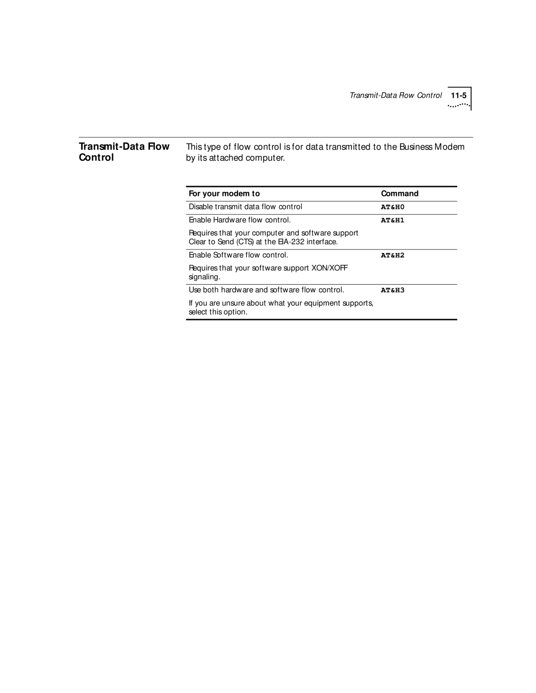 3Com 56K manual Transmit-Data Flow, By its attached computer 