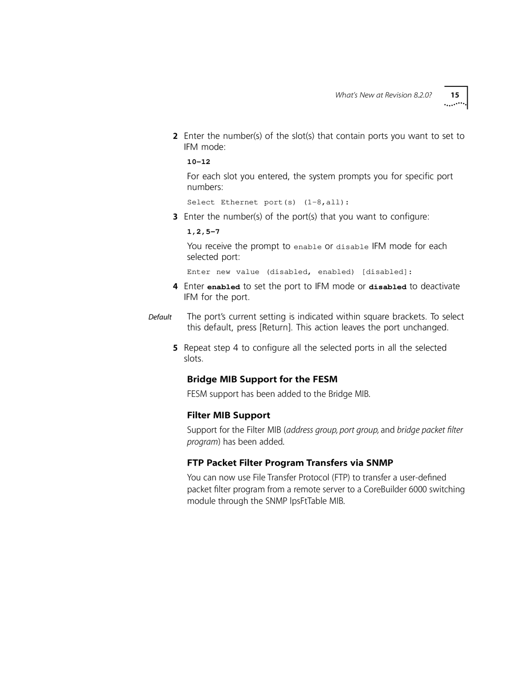 3Com 6000 manual FTP Packet Filter Program Transfers via Snmp 