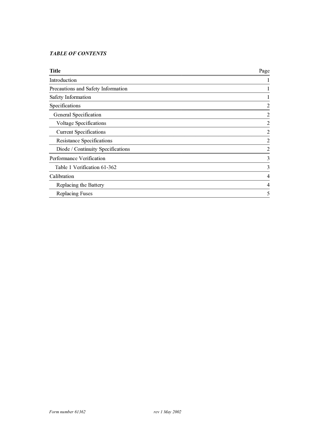 3Com 61-362 technical manual Table of Contents 