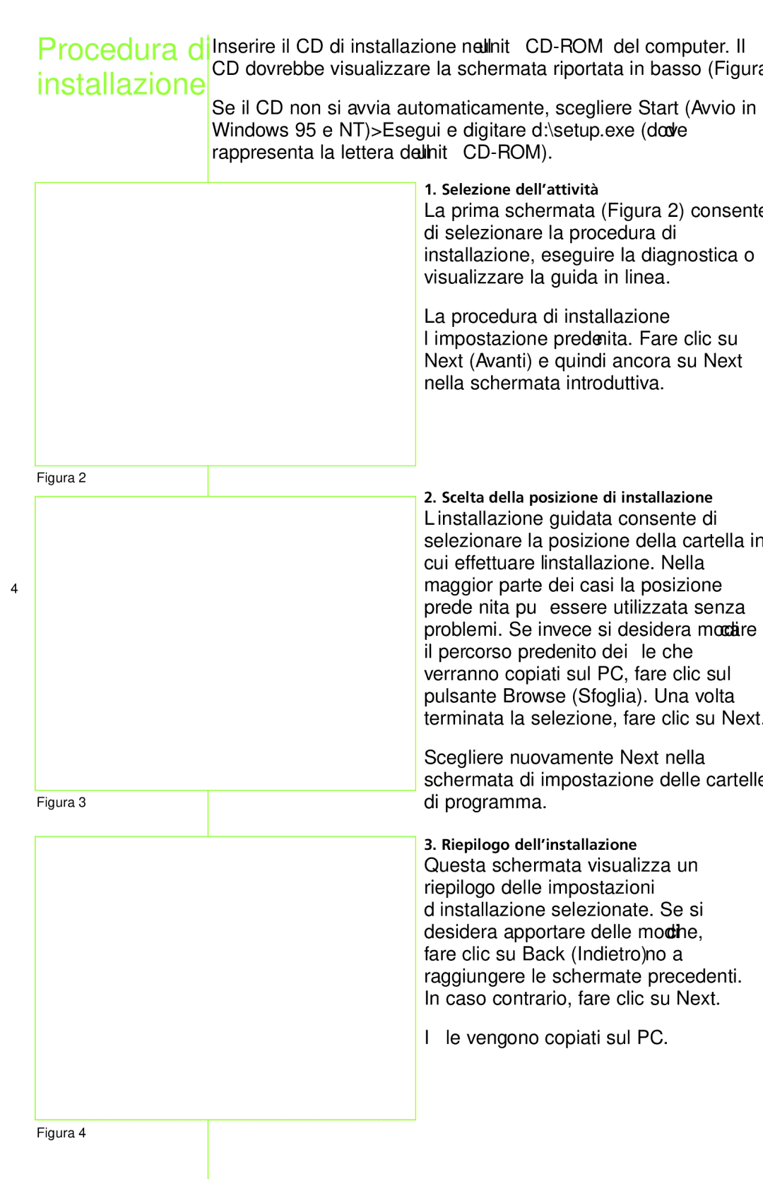 3Com 612 manual Procedura di installazione 