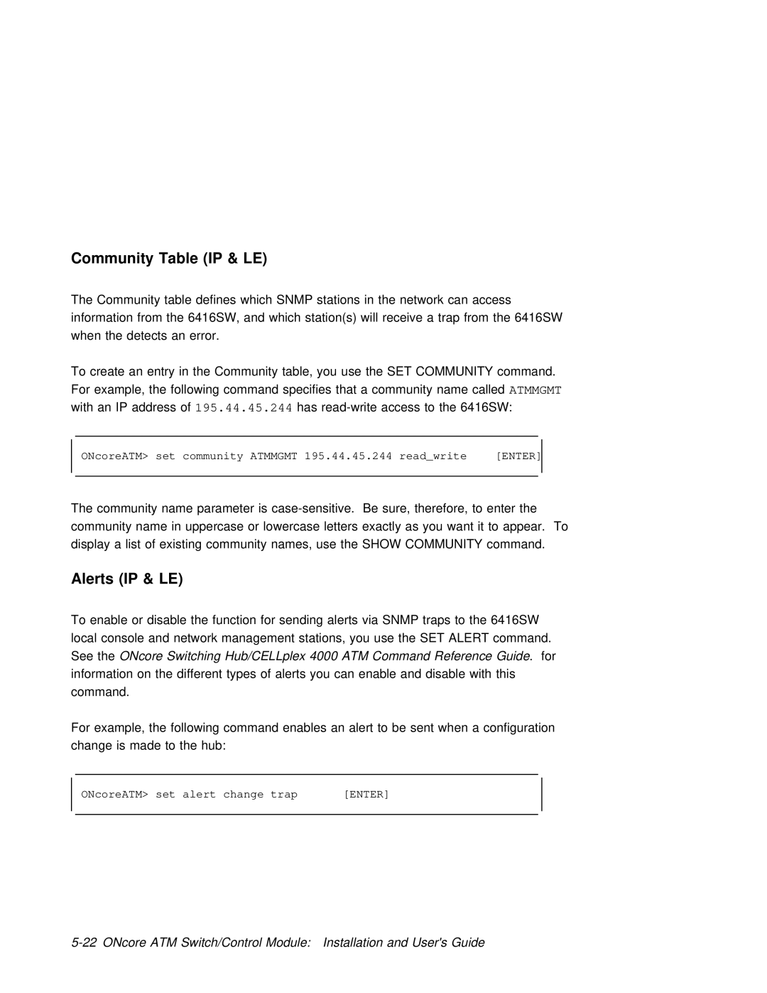 3Com 6416SW manual Set, Alerts 