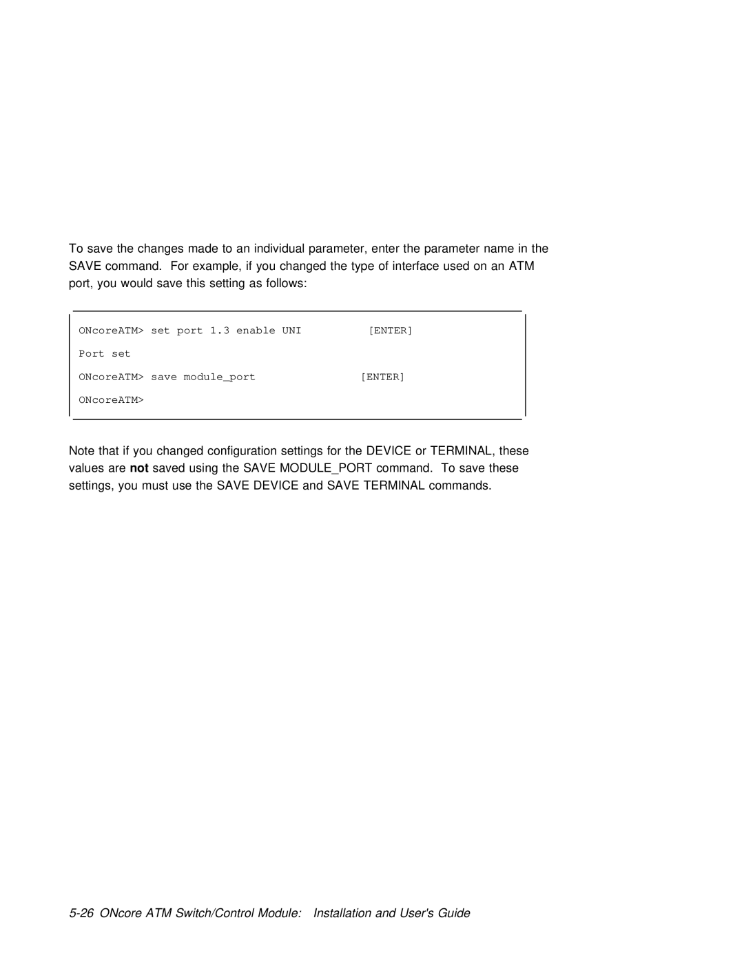 3Com 6416SW manual Settings for the Device or Terminal These Values 