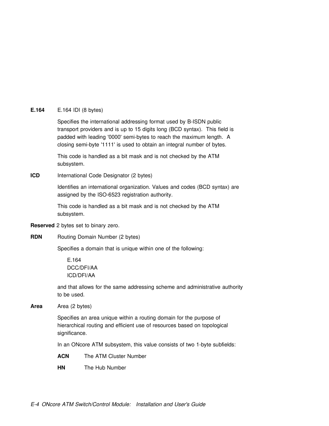 3Com 6416SW manual Icd/Dfi/Aa, Area 