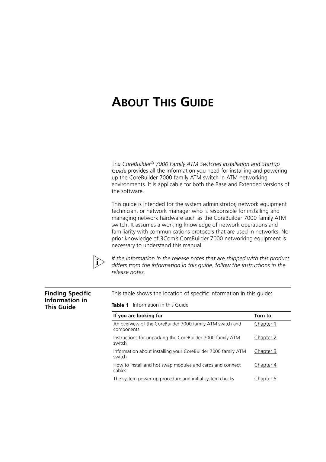 3Com 7000 manual About this Guide, Finding Specific, Information, This Guide, If you are looking for Turn to 