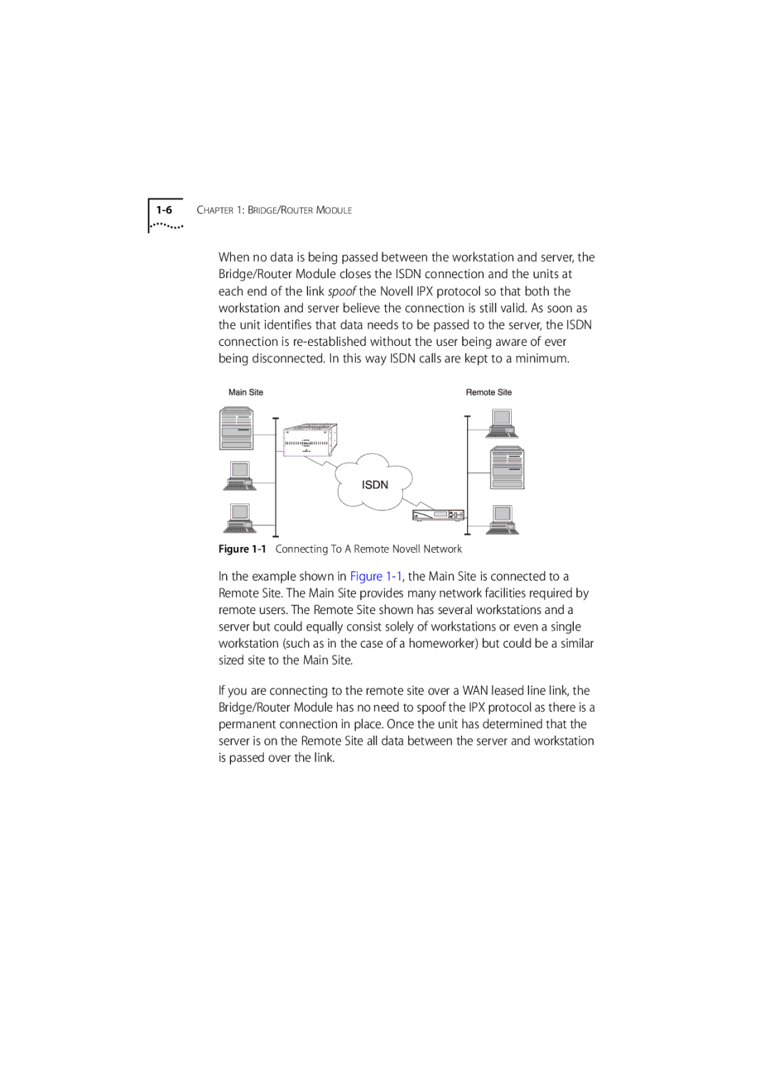 3Com 7000 manual Connecting To a Remote Novell Network 