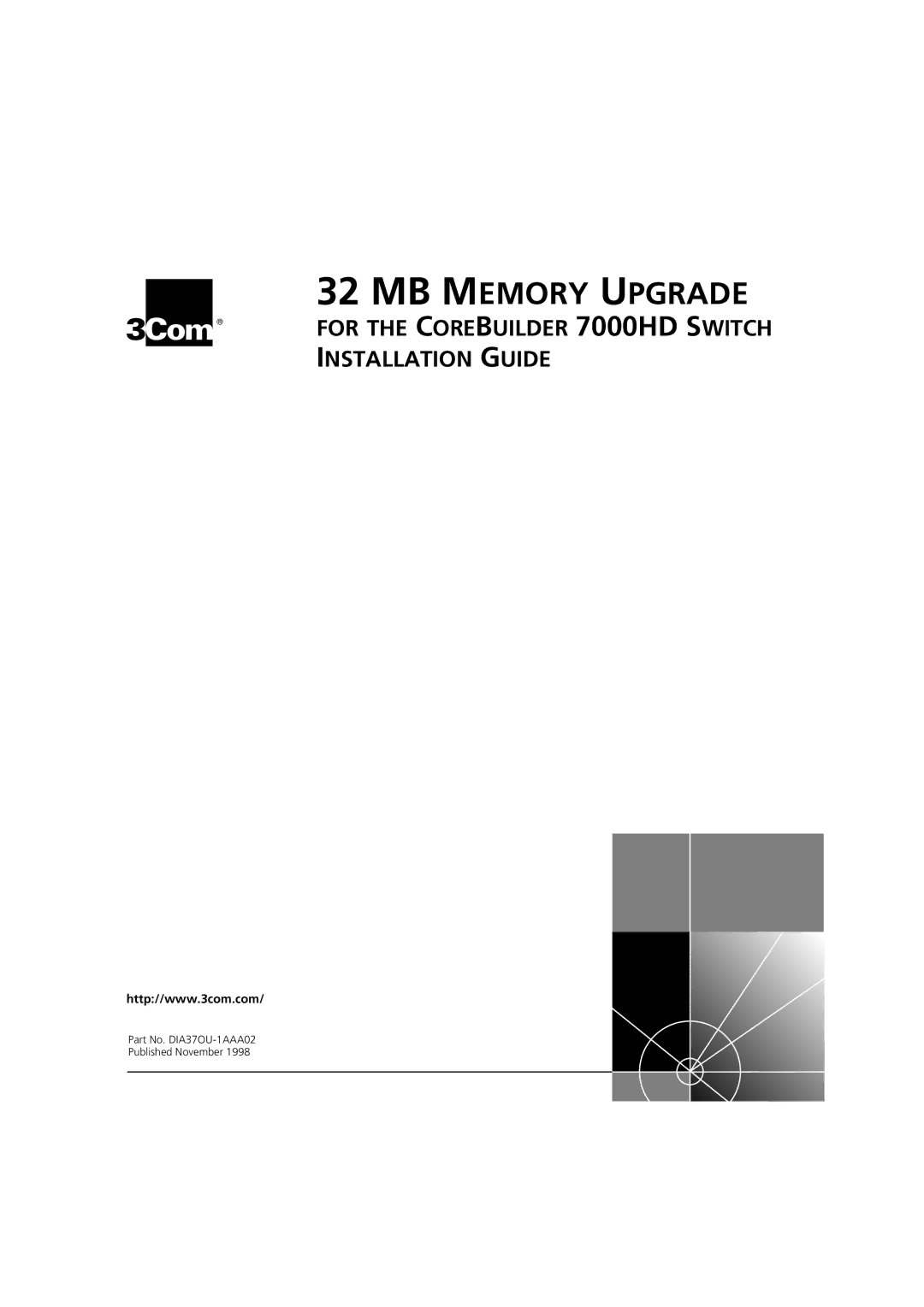 3Com 7000HD manual MB Memory Upgrade 