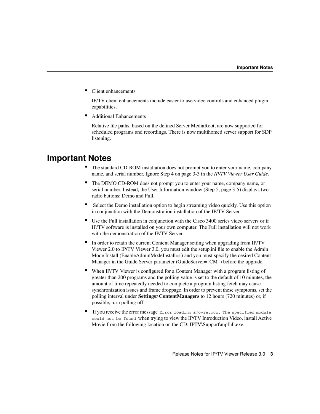 3Com 78-6162-01 manual Important Notes 