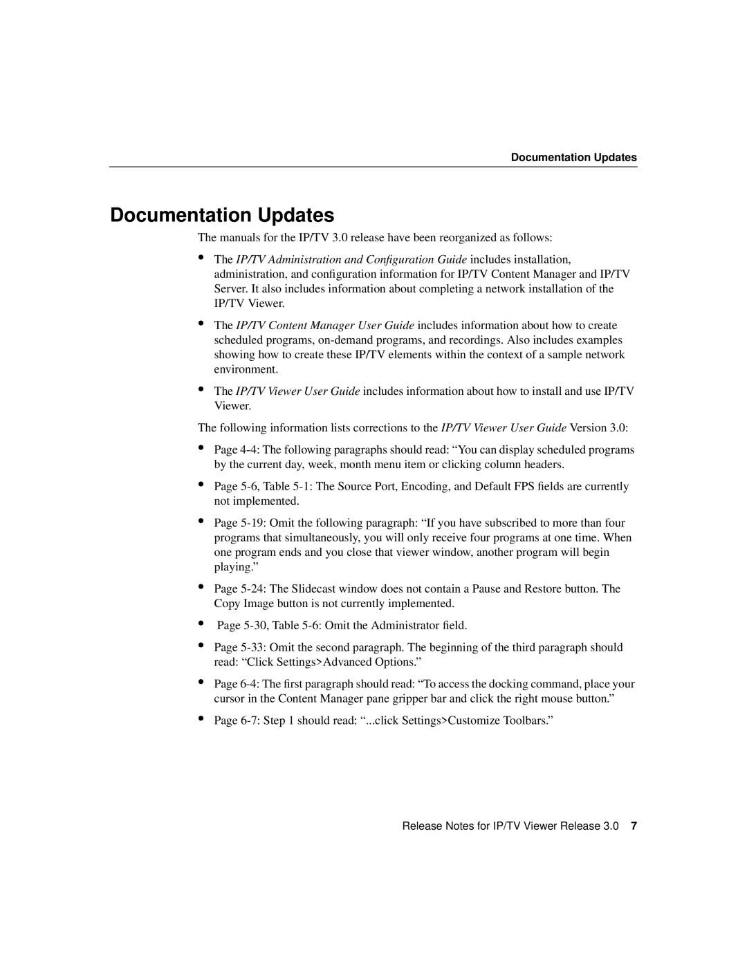 3Com 78-6162-01 manual Documentation Updates 