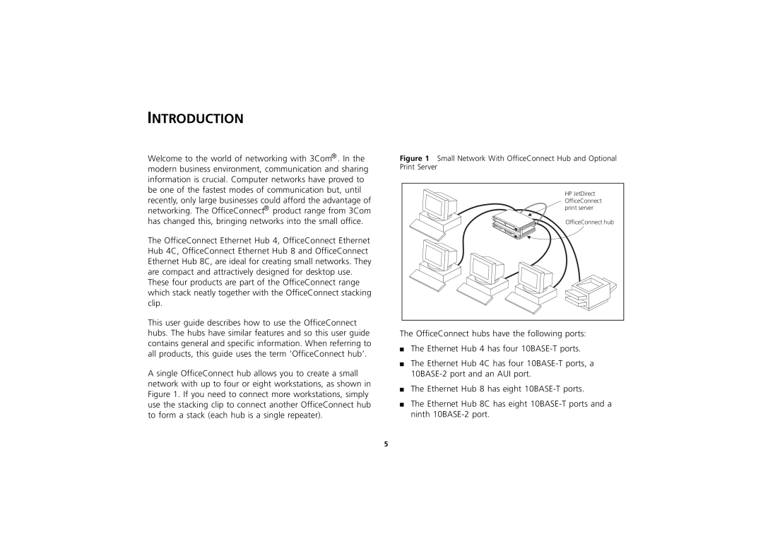 3Com 8 manual Introduction 