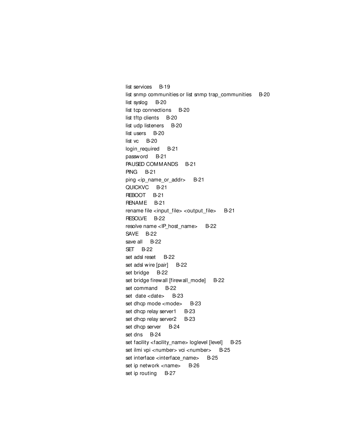 3Com 812 manual Paused Commands, Resolve 