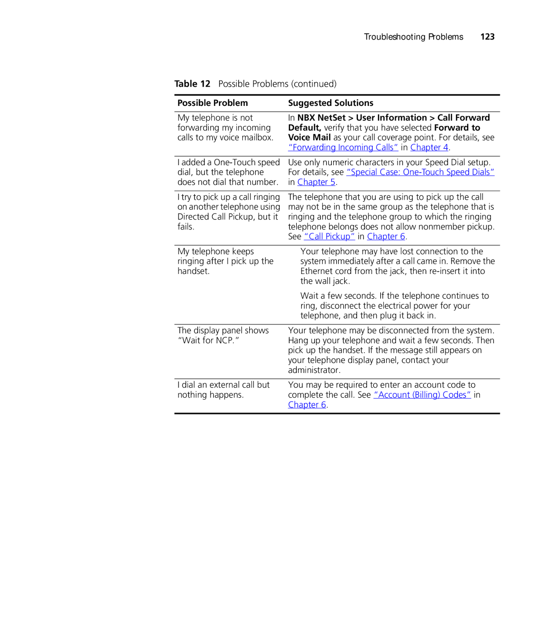 3Com 900-0208 manual NBX NetSet User Information Call Forward, Forwarding Incoming Calls in Chapter 