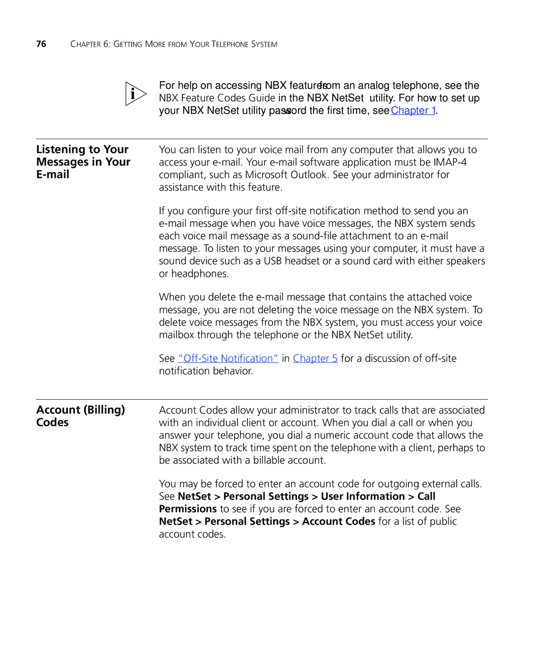 3Com 900-0208 manual Listening to Your Messages in Your E-mail 