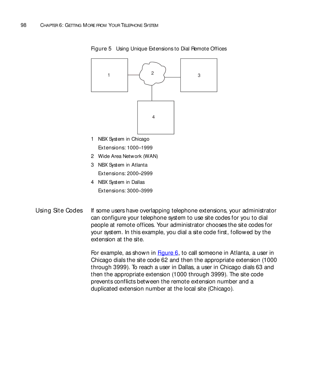 3Com 900-0208 manual Using Unique Extensions to Dial Remote Offices 