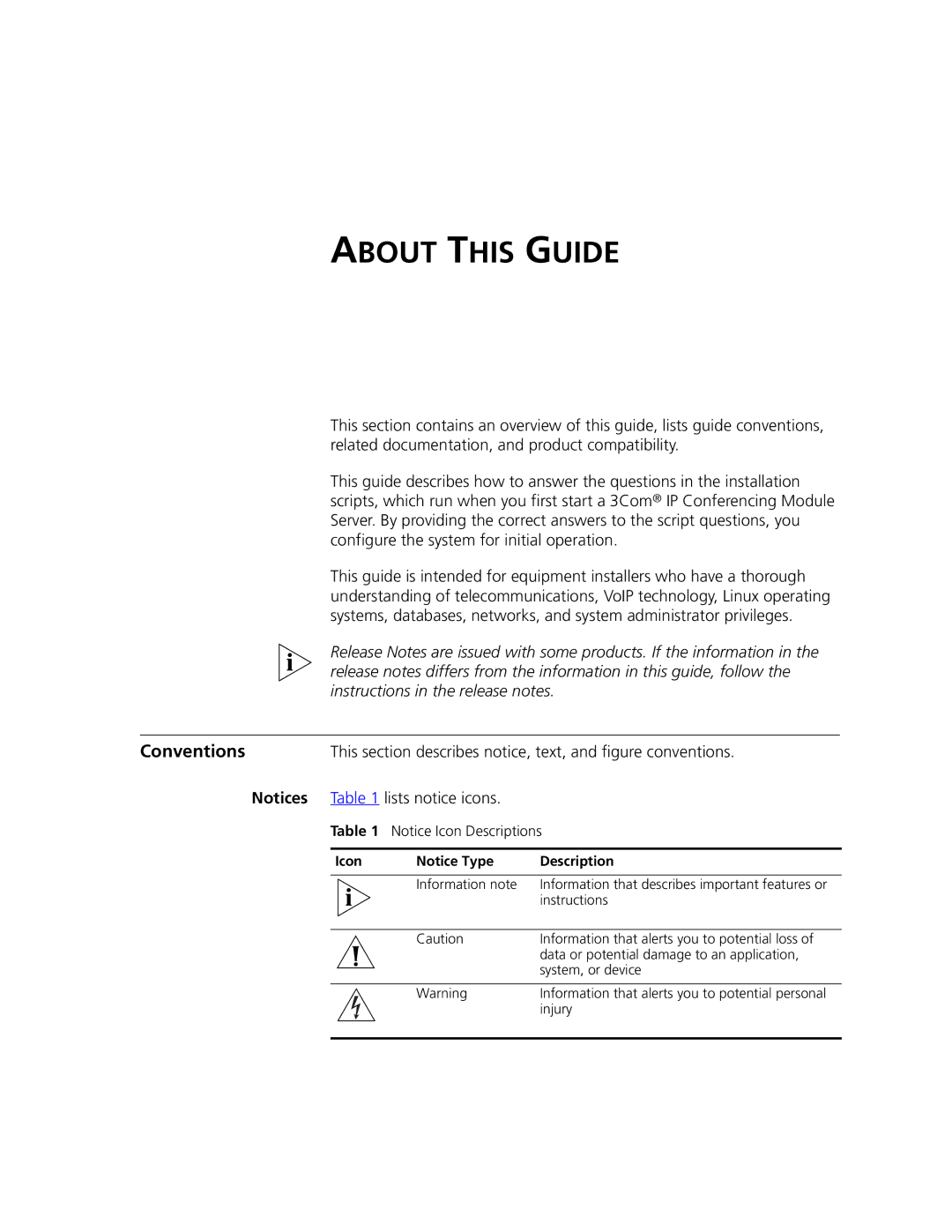 3Com 900-0368-01 manual About this Guide, Conventions 