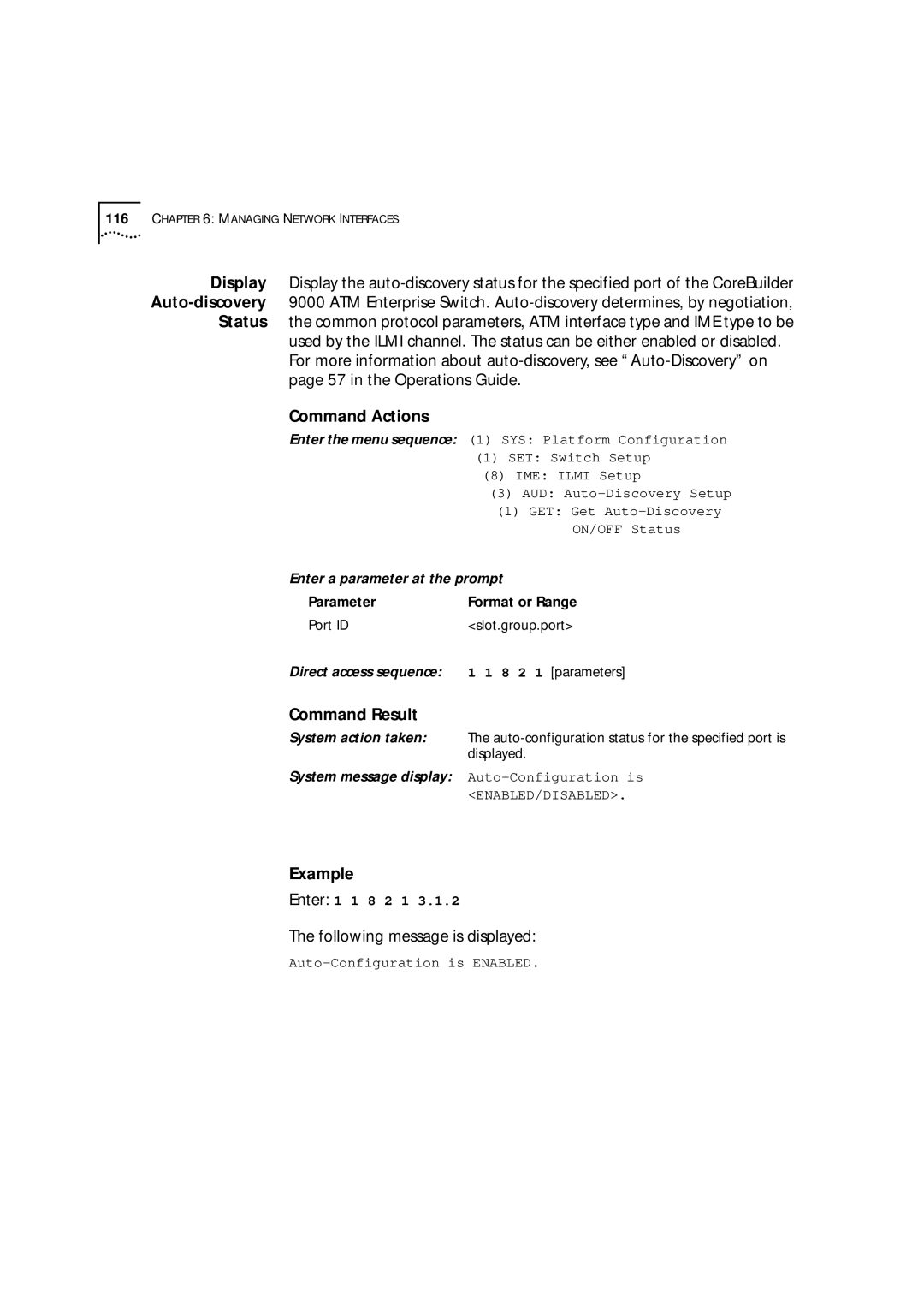 3Com 9000 manual AUD Auto-Discovery Setup 