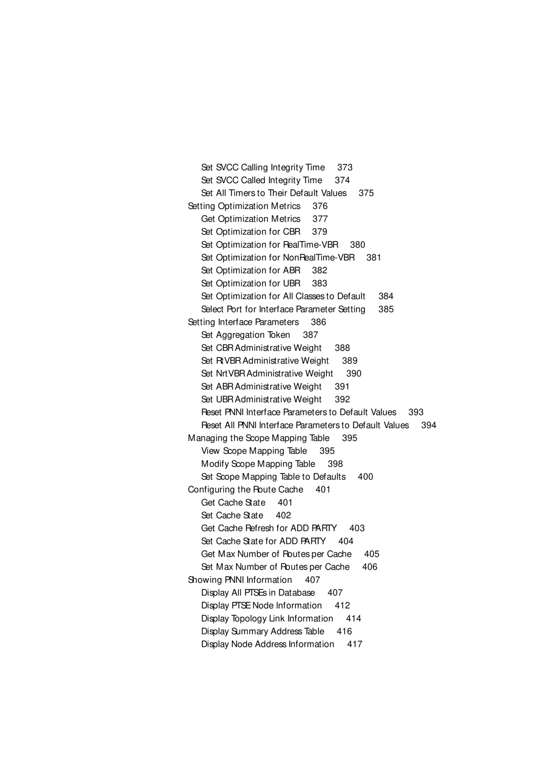3Com 9000 manual 389, 394, Display Ptse Node Information 412, Display Summary Address, 417 