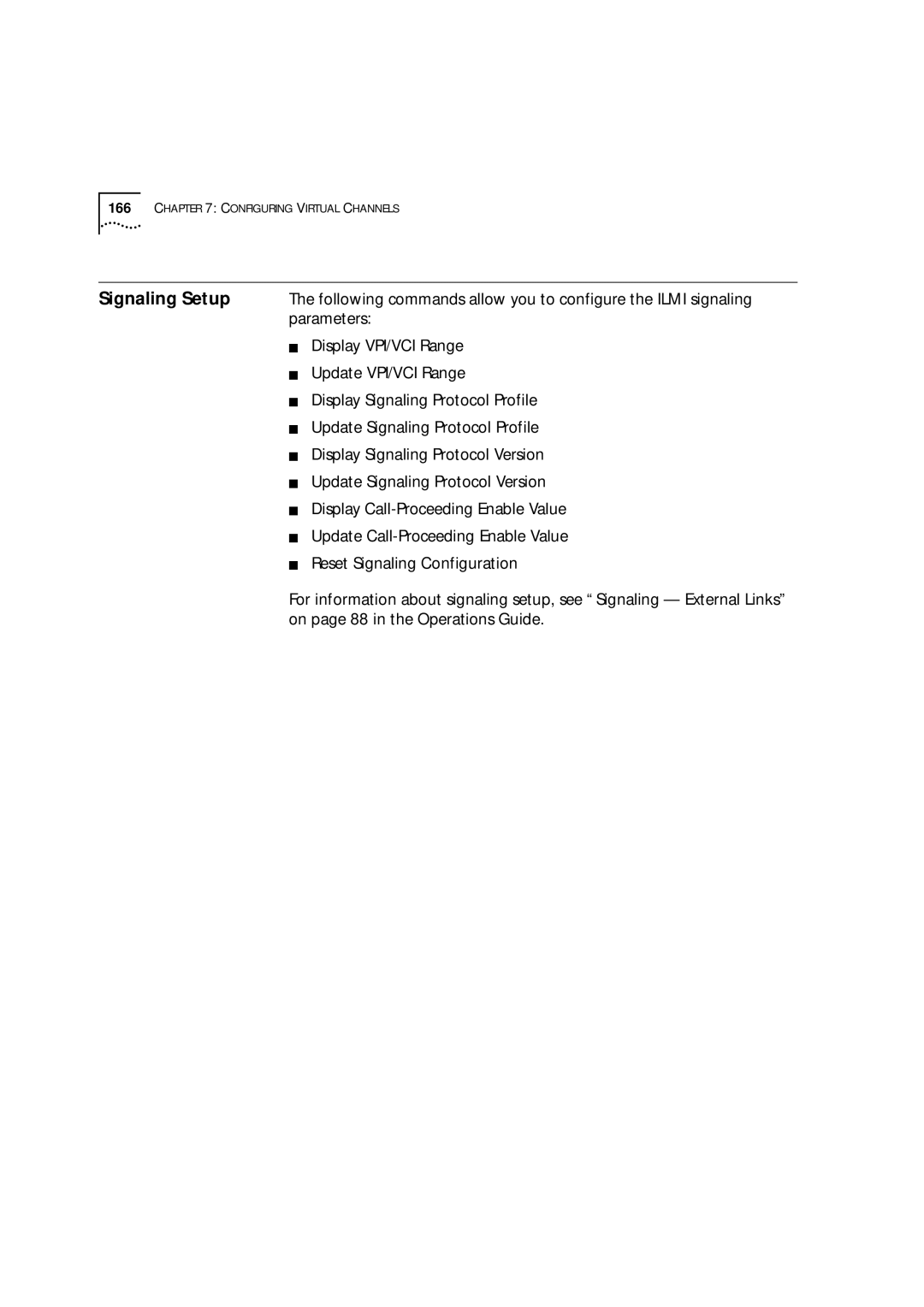 3Com 9000 manual Signaling Setup 