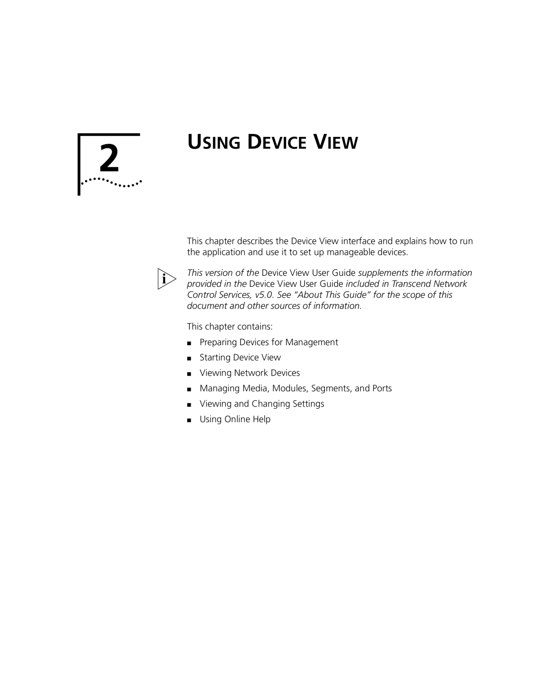 3Com 9000 manual Using Device View 