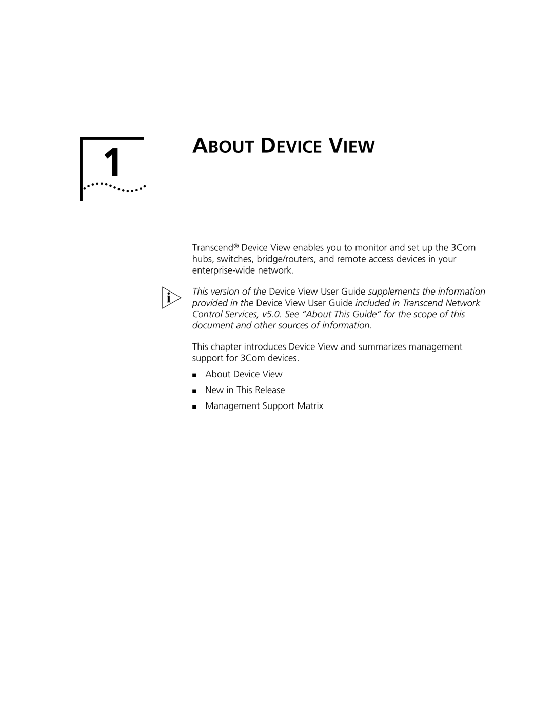 3Com 9000 manual About Device View 