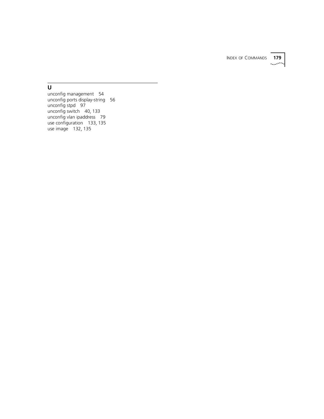 3Com 9100 manual Index of Commands 