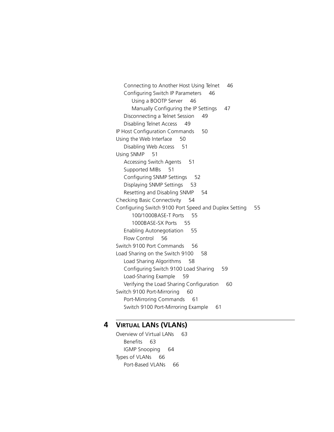 3Com 9100 manual Virtual Lans Vlans 