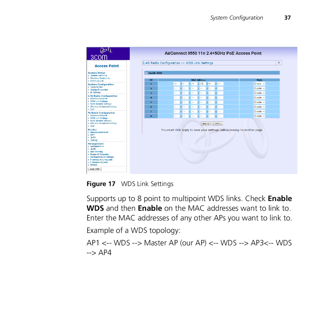 3Com 9150, 9550 manual System Configuration 