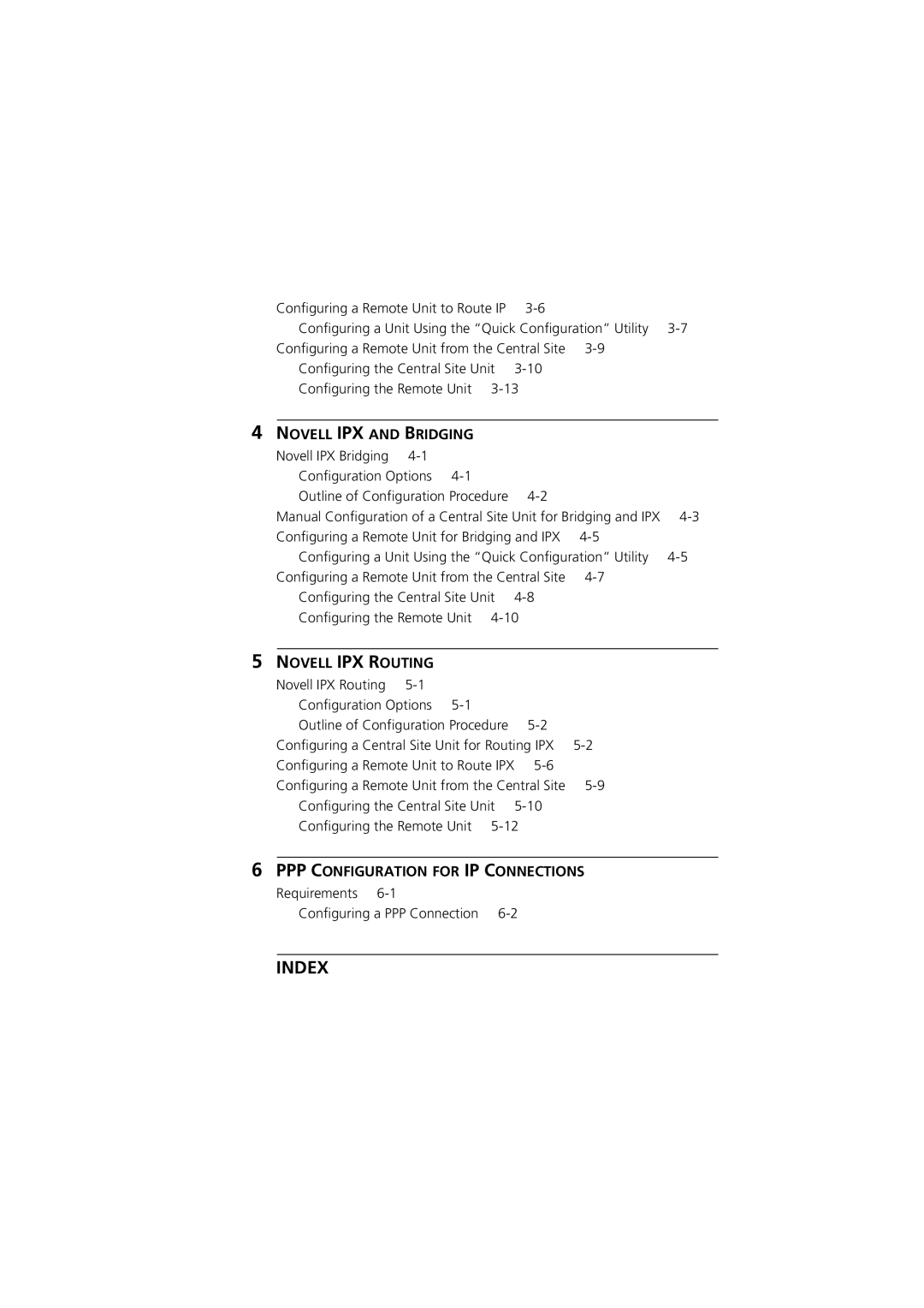 3Com 980-000077/002 manual Index 