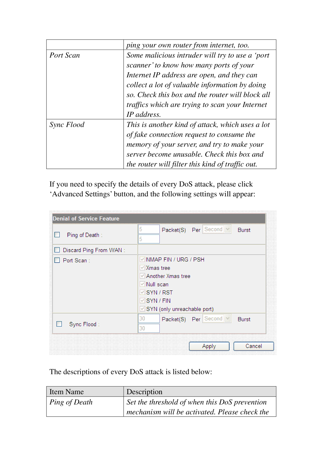 3Com BR-6574N manual Ping your own router from internet, too 