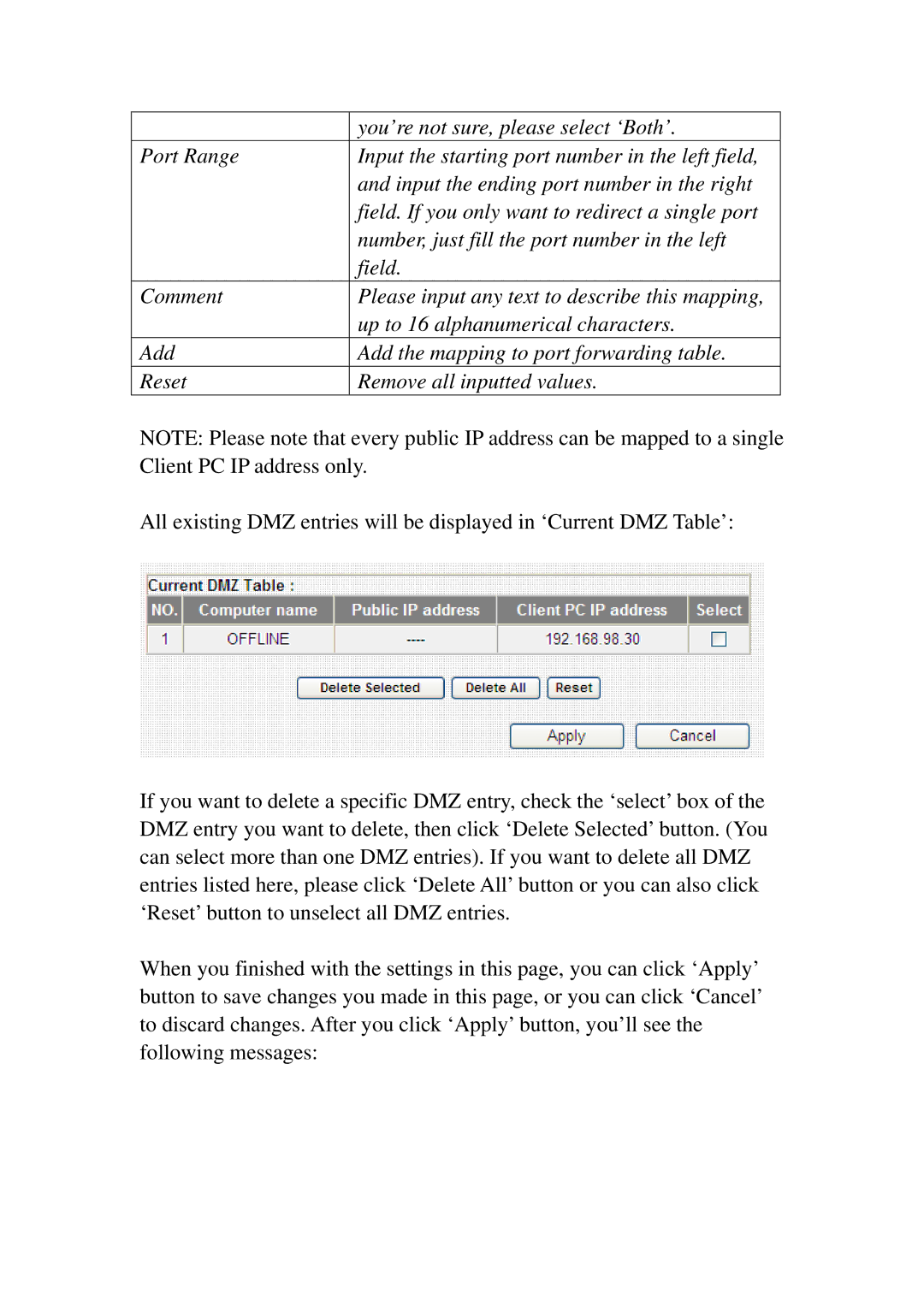 3Com BR-6574N manual You’re not sure, please select ‘Both’ 