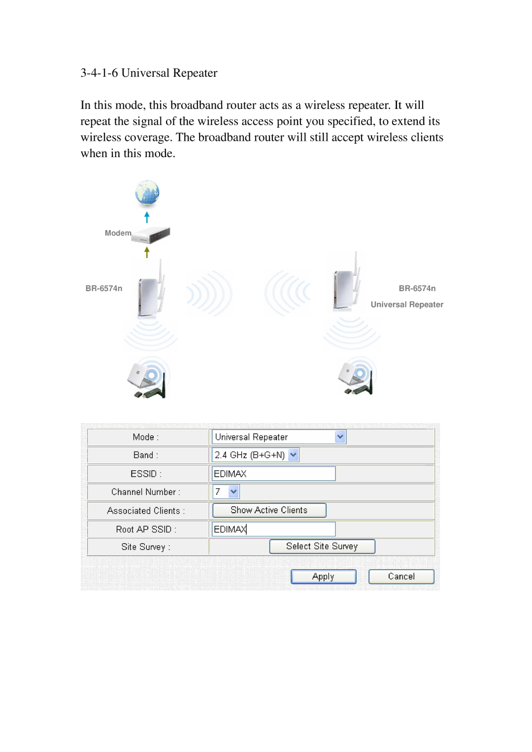 3Com BR-6574N manual BR-6574n Universal Repeater 