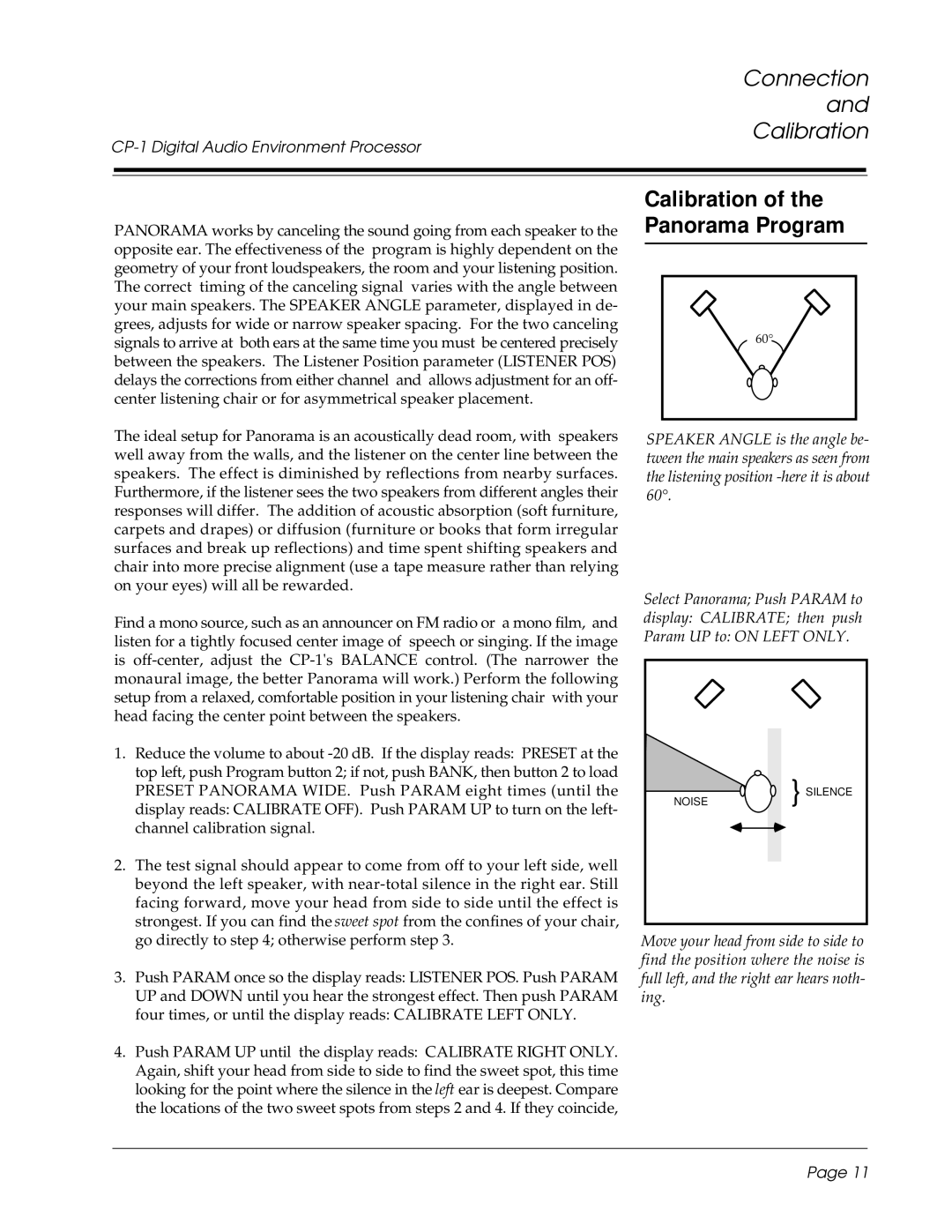 3Com CP-1 owner manual Calibration of the Panorama Program 