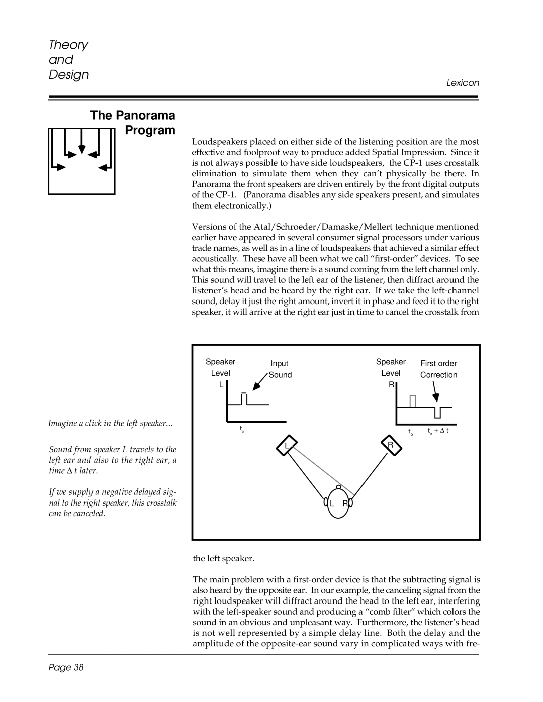 3Com CP-1 owner manual Panorama Program 