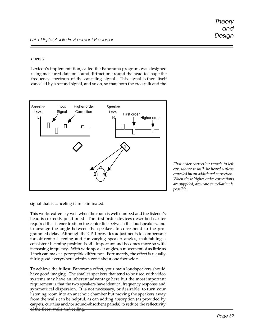 3Com CP-1 owner manual Theory Design 