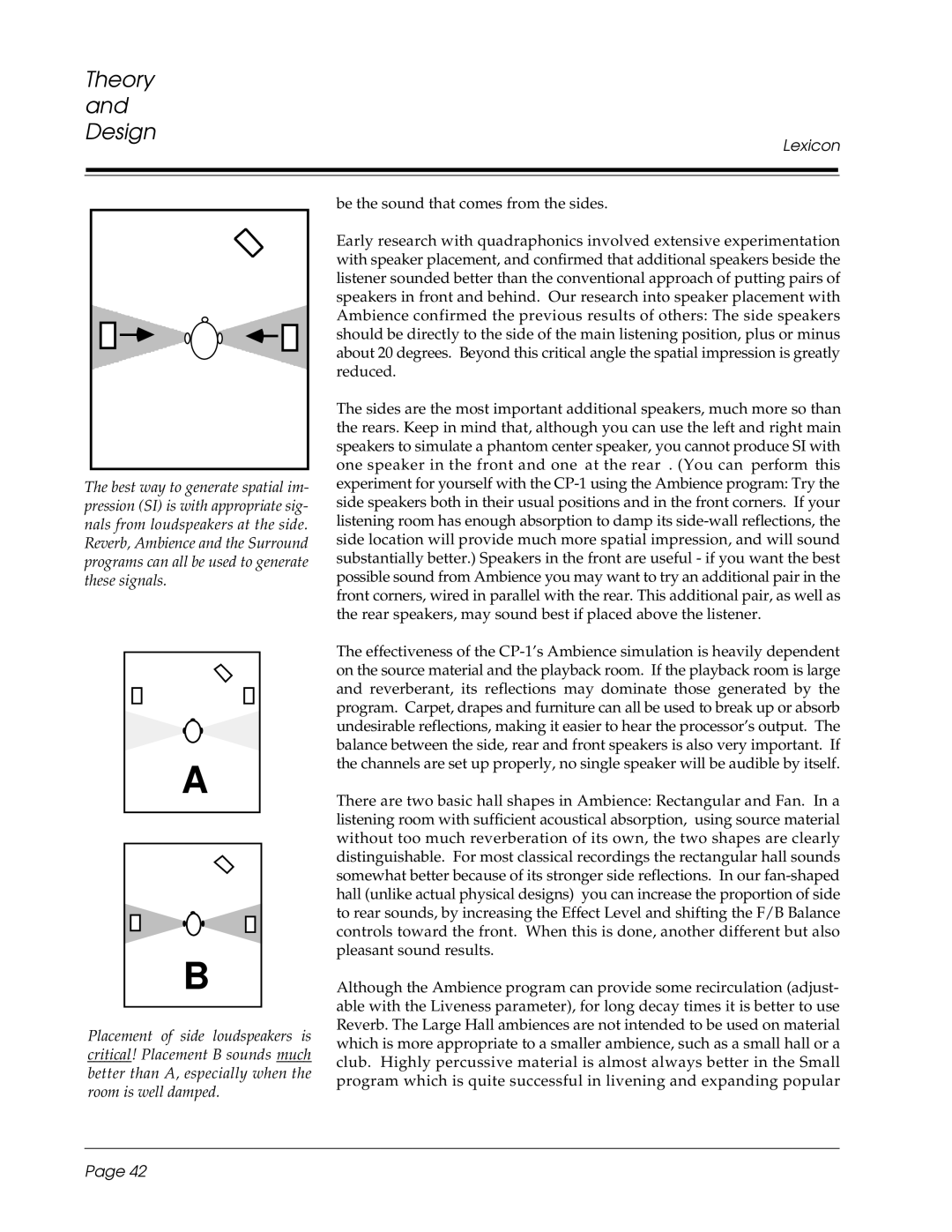 3Com CP-1 owner manual Be the sound that comes from the sides 