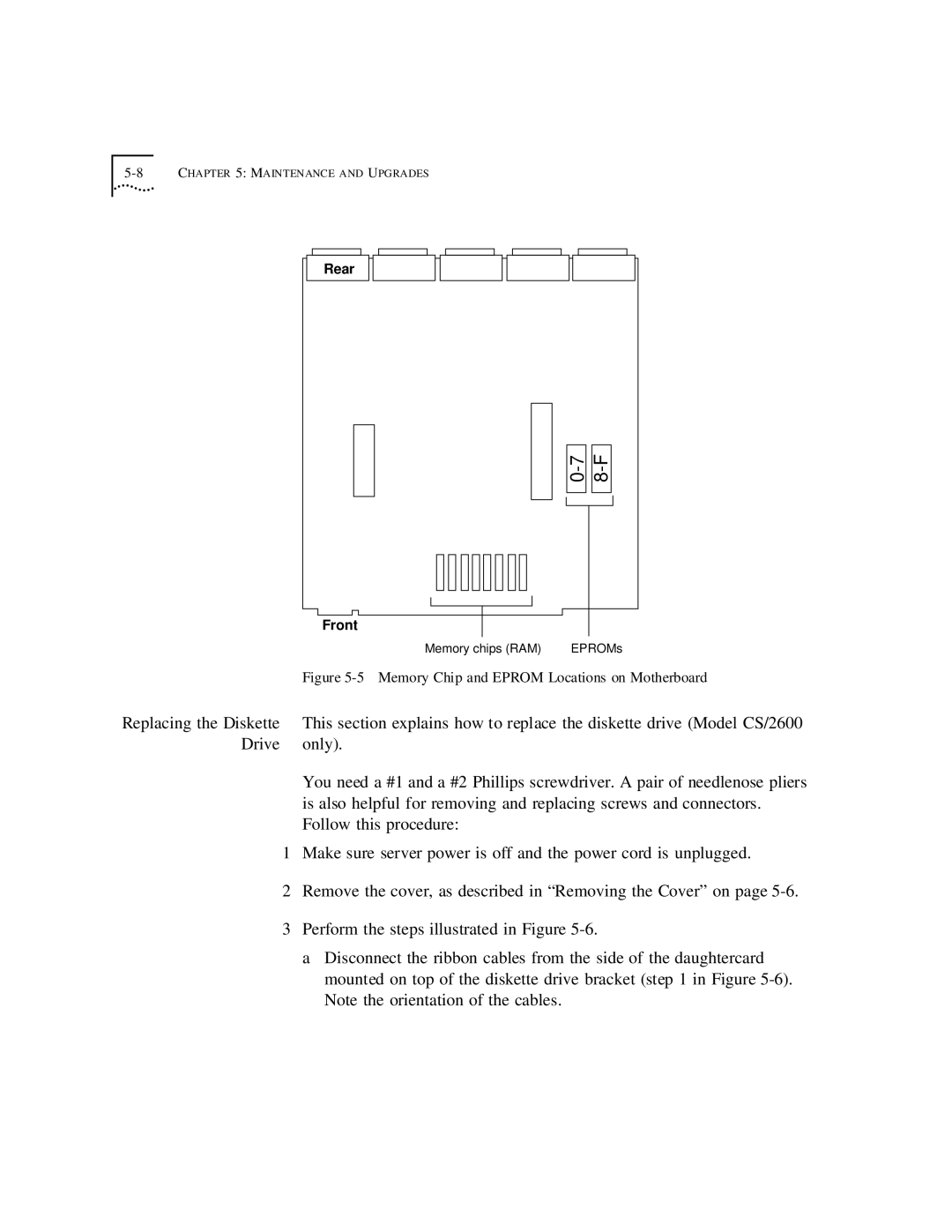 3Com CS/2500 manual 8-F 