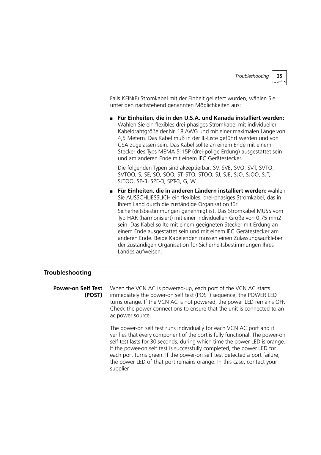 3Com DIA3CV1100-02 manual Troubleshooting 